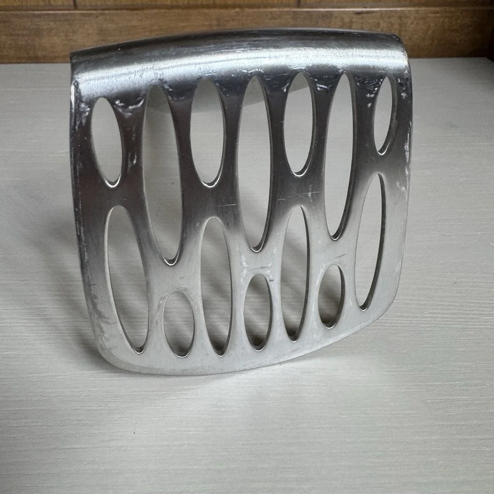 Vintage Copco Stainless Steel Kitchen Straining Spatula Odd Shape
